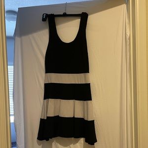 Black and white Bebe dress